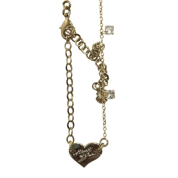 Heart of Sun First Love Crystal Belly Chain in Gold - Picture 1 of 5